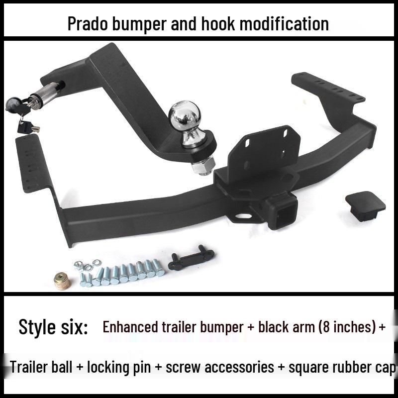 Prado Trailer Hitch: Compatible with 2700/4000 LC120/150 Rear Tow Bar Towing Hook