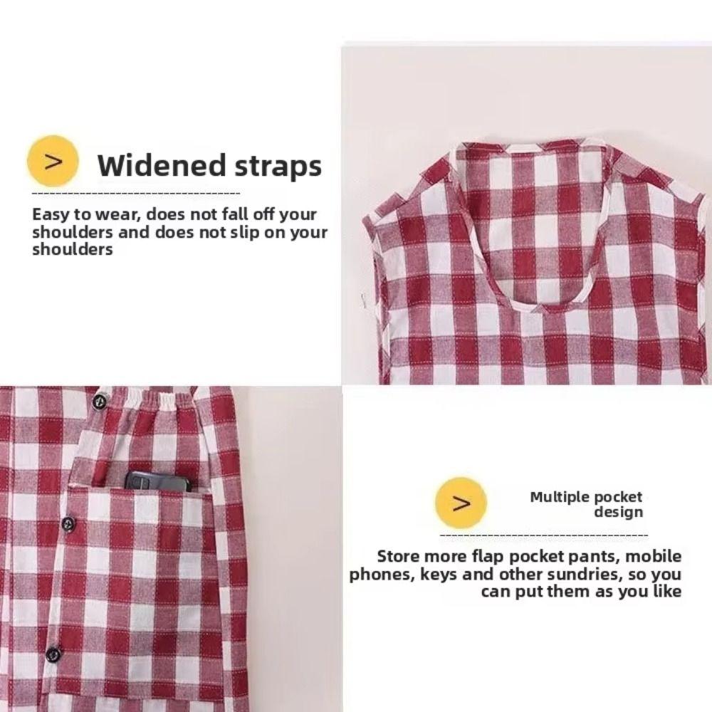Breathable Cooking Aprons Vest Style Anti Dirty Sleeved Apron Wipeable Hands Multipurpose Stain-Resistant Apron