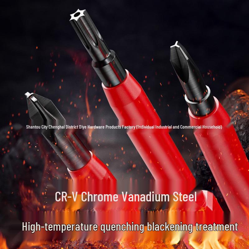 31-in-1 Magnetic Insulated Screwdriver Set – High Voltage Resistant, Phillips & Flathead for Electricians
