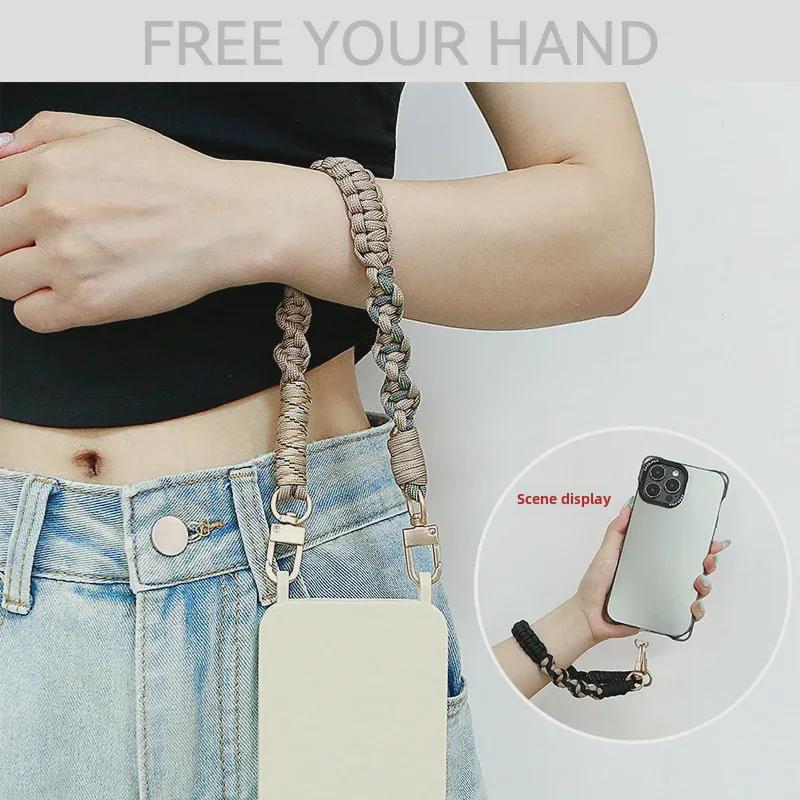 Trendy Hand-Woven Mobile Phone Lanyard: Stylish, Unisex, and Perfect for Sports, Hiking, or Outdoor Use