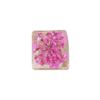 Original Epoxy DIY Translucent Preserved Snowball Flower Keycap - for Mechanical Keyboards
