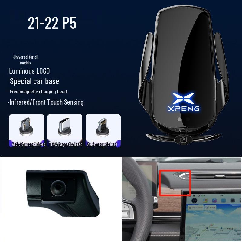 XPeng G3/P7/P5 Magnetic Wireless Fast Charging Phone Holder with Smart Sensor for Air Vent.