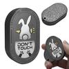 7JI Rabbit Fidget Toy, Gadget, Time Killer, EDC, Stress Relief, Adult, Alloy, Christmas Gift, Black