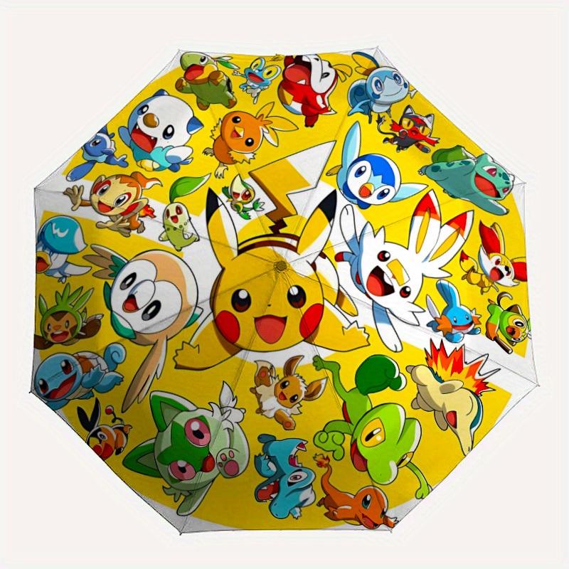 

1pc Pokemon Automatic Umbrella Durable Iron Frame & Plastic Handle, Gift for Men & Women, Sturdy Construction, Playful Design yy250826161