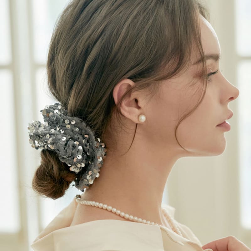 

BESTY Велюровая блестящая резинка-скранч Velour Shoe Mix