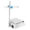 Magnetrührer Heizplatte Heizplatte Mischer 662℉ 350℃ 2000ml 100‑1600 U/min Stufenlos verstellbar für Labor UK-Stecker 220V