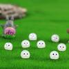 10Pcs Mini Luminous Briquettes Elfs Dust Sprite Micro Ornaments Small Coal Ball Glowing Potted Ornament Miniature Garden Decor