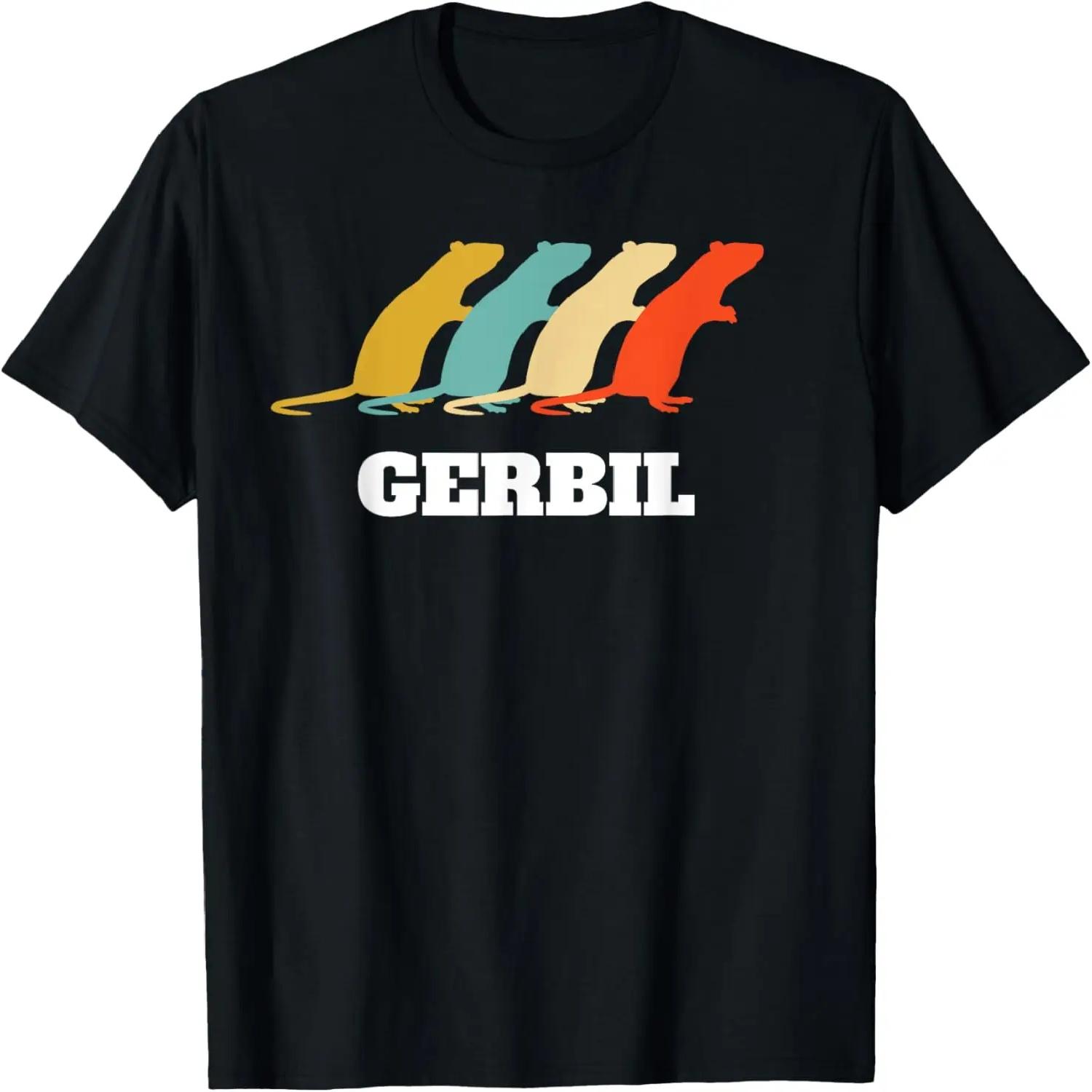 

Retro Vintage Gerbil T-Shirt XXXXXL чорний
