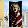 Marilyn Monroe Butterfly Beach Towel Quick-Dry Soft Microfiber Comfortable Lightweight