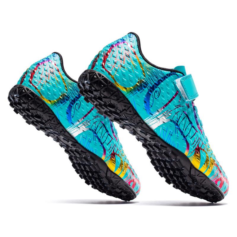 

Футбольные бутсы для детей начальной школы. Обувь для мальчиков и девочек со сломанными ногтями. Кроссовки для тренировок по игре в футбол на липучке для школы с искусственным покрытием. 40