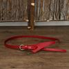 Trendy And Versatile Women'S Thin Belt, Genuine Leather Fashion Decorative Belt With Dress, Top, Waist Pure Cowhide