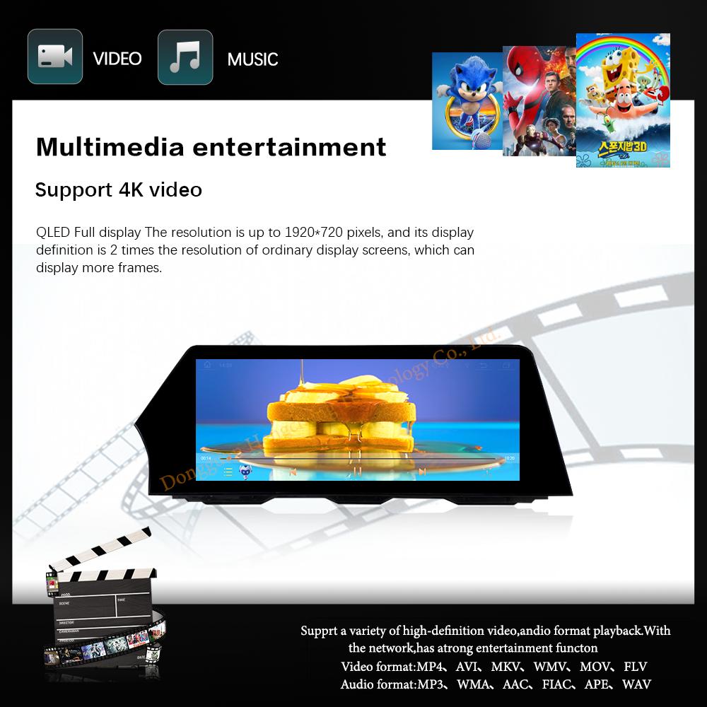 12.3" For BMW 7 Series F01 F02 2009-2015 Car Multimedia Player GPS Navigation Radio Original CIC NBT System CarPlay 4G 360Camera