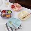 Nordic Ceramic Grid Plate, Creative Home Breakfast Plate 211 Quantitative Separation Fat Reduction Plate Children'S Plate