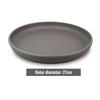 Plastic Round Saucer Tray for Succulent and Small Flower Pots Breathable Drainage Support Flat Top Design for Indoor Outdoor Use