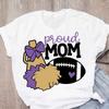 Football Mom Soccer Baseball Game Day 3d Print Plus Size Women T-Shirt Summer Lady Womens Clothing Short Sleeve