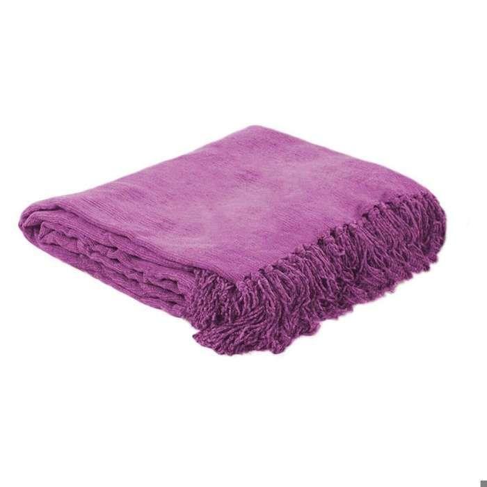 Plaid Pink Dahlia In Viscose 125x150