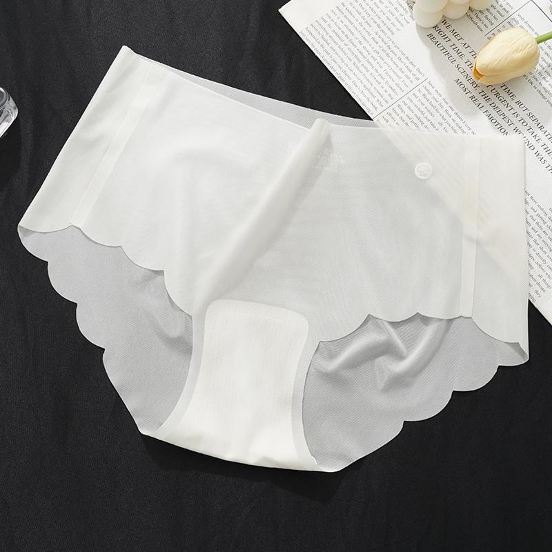 Women's Panties Summer Ice Silk Seamless Lingerie Ladies Underwear Sexy Ultra-thin Sense Quick-drying Briefs