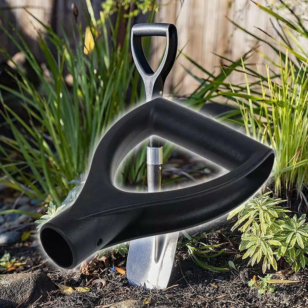 Plastic Shovel Handle Anti-slip D-shaped Grip Snow Shovel Handle Thickened Replacement Accessories Digging Raking Tools Raking