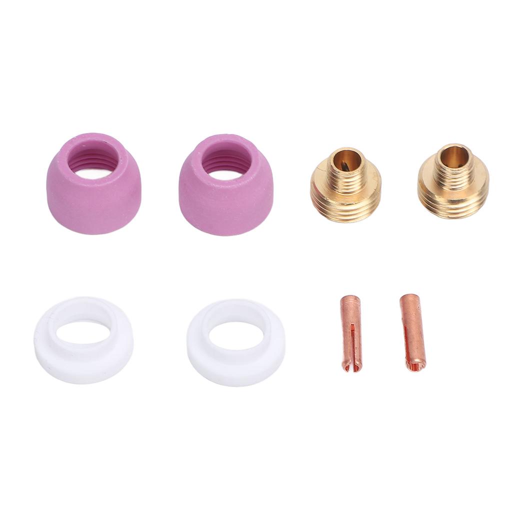 Schweißbrenner 2,4mm Anschluss 2,4mm Elektrodenklemme Keramikdüse PTFE Frontabdeckung Schweißbrenner