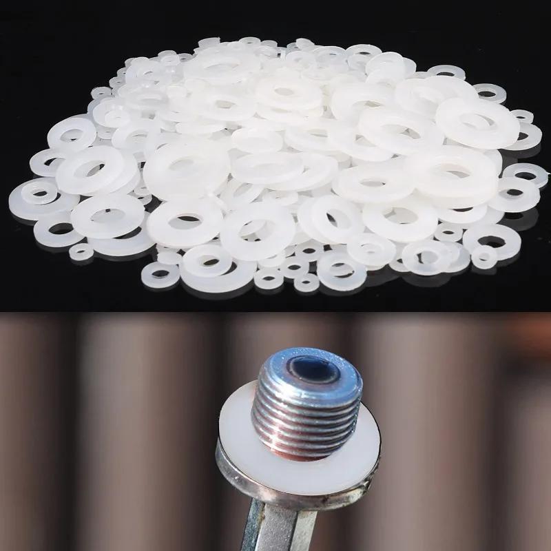 Nylon Flat Washers Assortment Kit Universal Hose Leak-proof Sealed Washers M2 M2.5 M3 M4 M5 M6 M8 M10 Insulation Gasket Rings