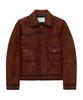 Ungimmick Oil Brushed Western Suede Jacket (Tan Brown / Goatskin)