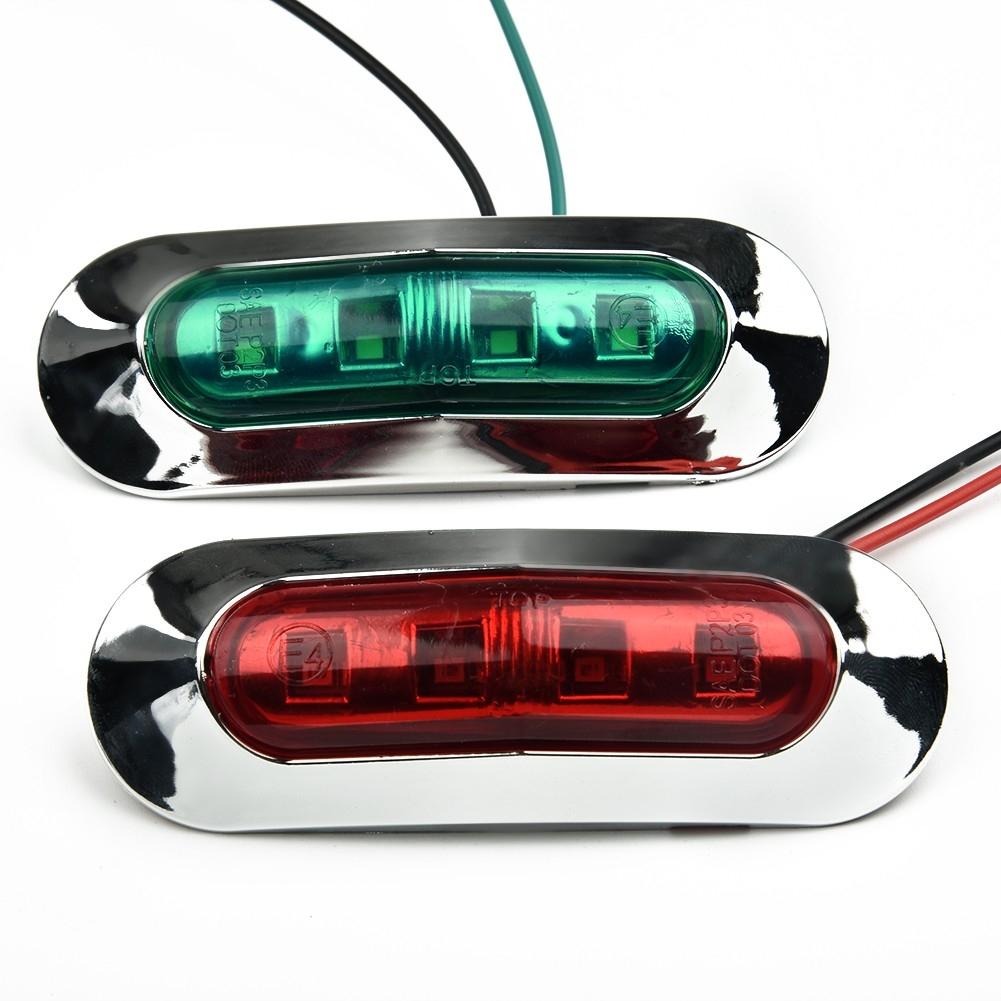 Navigation LED Boat Lights 2pcs Deck Easy To Install