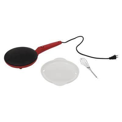 8-inch Electric Pancake Maker, Portable Home Crepe Machine - 320-356°F Smart Temperature Control, Flat Pancake Griddle