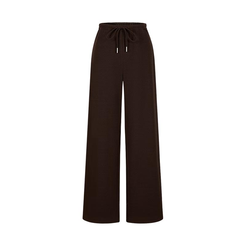 

JOOZZY & ANNAKOKE Women s Relaxed Textured Straight-Leg Casual Pants M