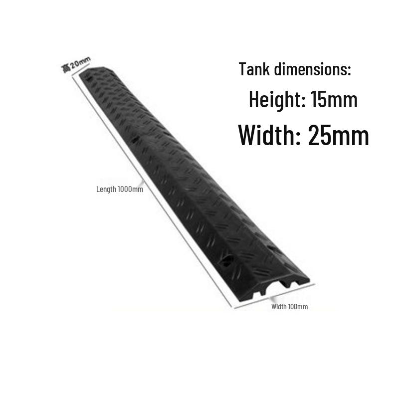 Cable Trunking Speed Bump: PVC Indoor/Outdoor Wire Protection Channel & Road Crossing Cover