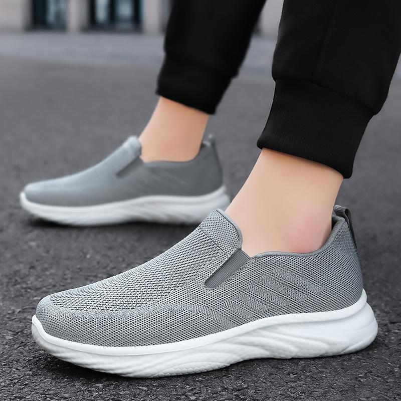 Shoes Men's spring new polyurethane lightweight dad shoes one pedal old Beijing cloth shoes couple casual shoes