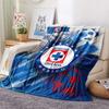 Cruz Azul Flannel Blanket, High quality Comfortable for All Seasons, Home Decor, Warmth and Comfort