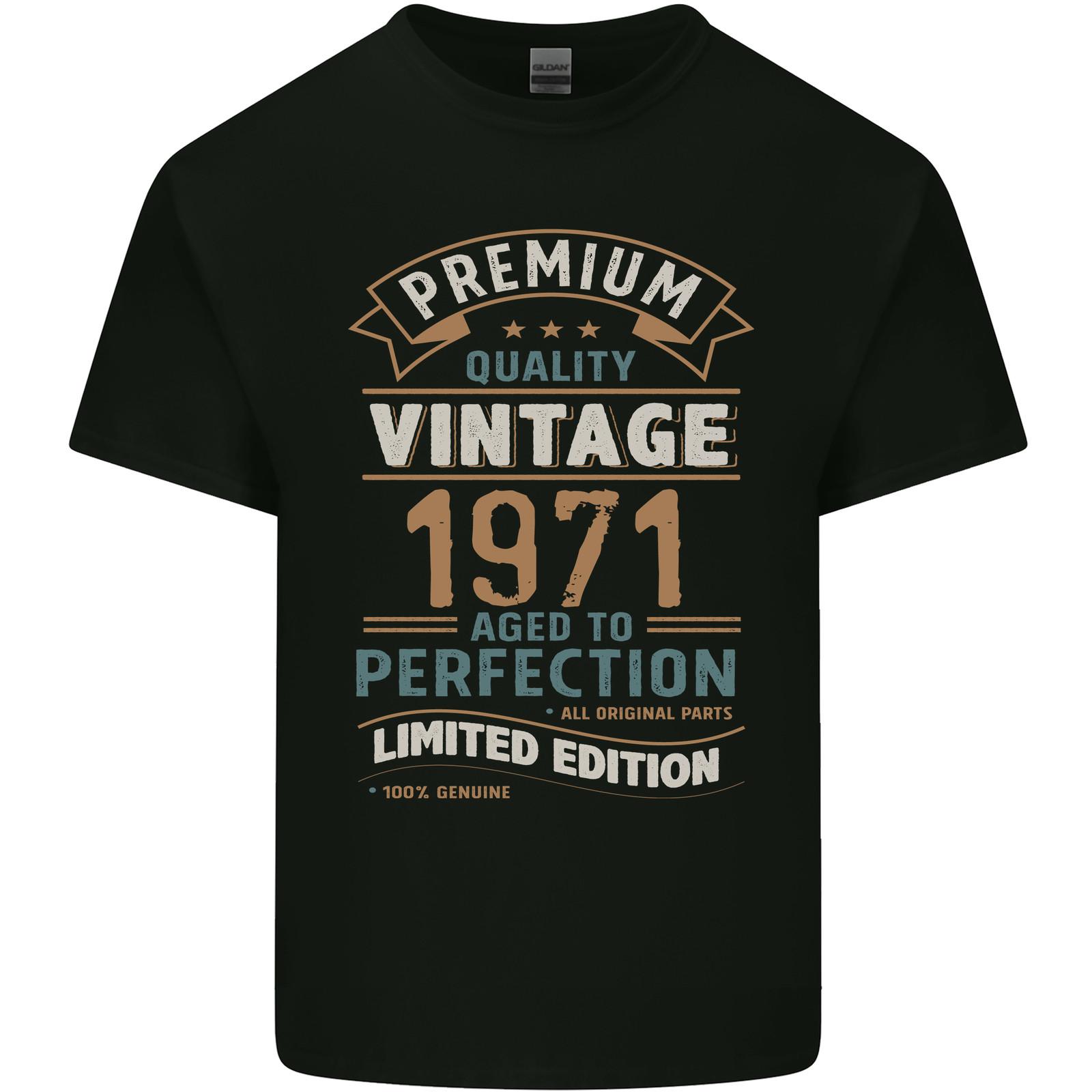 26 Premium Vintage 54th Birthday 1971 Mens Light Cotton T-Shirt Unisex T-Shirt L
