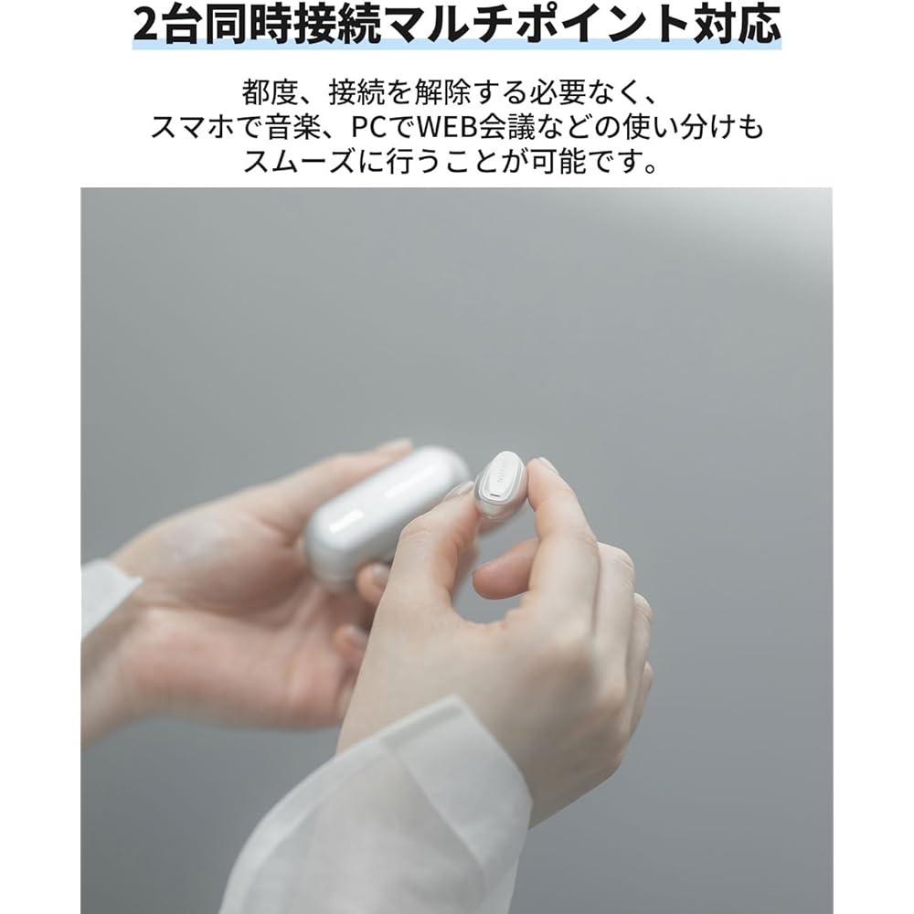 Nuaral Mini3 Wireless Earbuds Noise Cancelling Multi-Point Bluetooth Low Latency Gaming Mode IPX4 Waterproof Black Gold