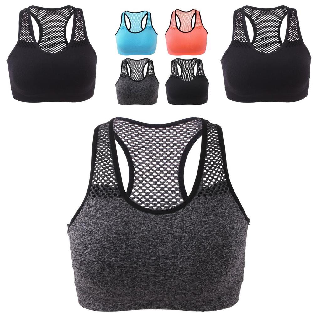 Sutiã Esportivo Feminino Ultraleve Tops Cropped Para Atividades de Fitness de Alto Impacto