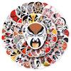 60 Chinese Peking Opera Face Painting Stickers for Diary, Suitcase, Fridge, Luggage & Car - Waterproof Design