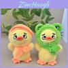 Cute Japanese Cartoon Hat-wearing Plush Duck Keychain Doll Plush Toy For Collectors