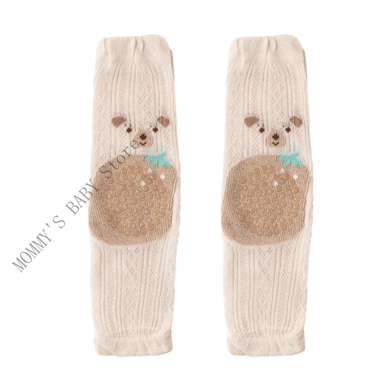 H3CD 1 Pair Baby Knee Pads Crawling Kneepad Protectors Ensuring Safe Crawling Experience with Soft Cotton Nonslip Design