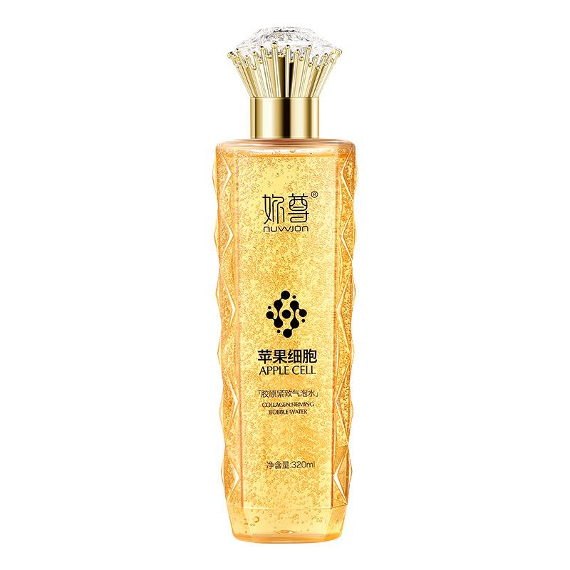 Apple Cell Collagen Hydrating Bubble Toner Skin Brightening Moisturizing Essence for Radiant Complexion