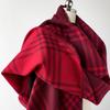 Versatile Premium Plaid Scarf Classic British Plaid Women's Autumn and Winter Imitation Cashmere Thickened Warm Scarf Large Shawl