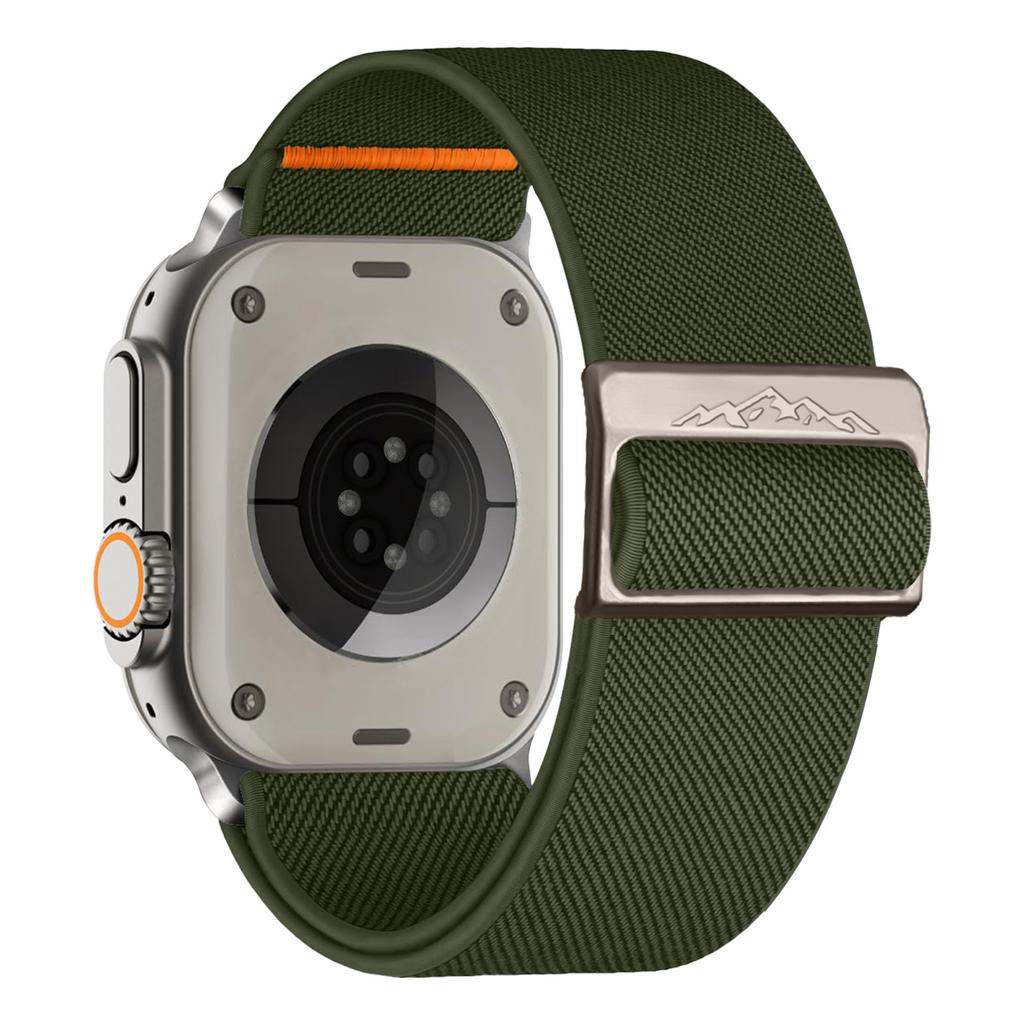Nylonový řemínek Pro Apple Watch ultra 2 Pásek 49mm 45mm 44mm 40mm 46 41mm Titanová přezka Náramek correa iwatch Řada 9 6 7 8 se 10