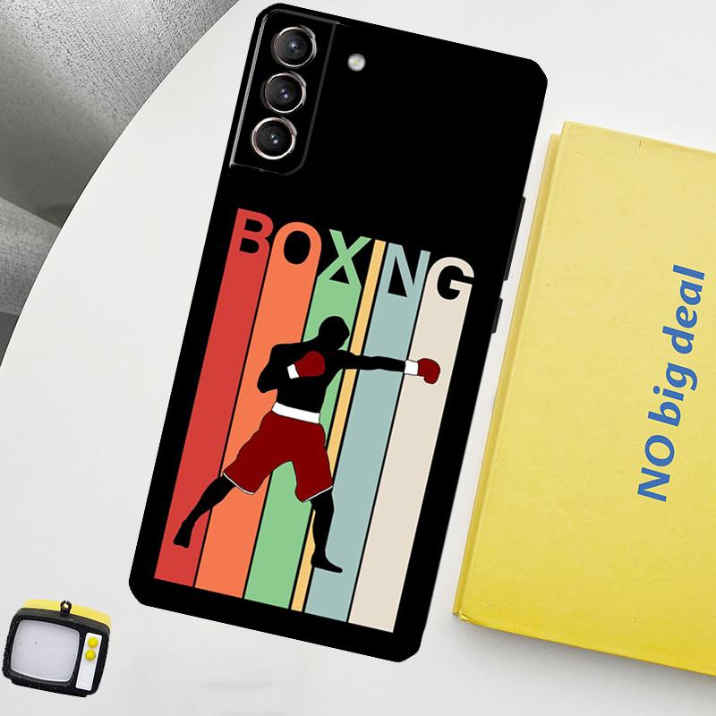 

Boxing Art Phone Case For Samsung Galaxy S25 Ultra S20 S21 S22 S23 Plus S9 S10 S25 FE S24 Ultra Cover Galaxy S24