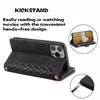 Long Lanyard Flip Leather Wallet Zipper Phone Case for iPhone 16 Pro Max 15 14 11 13 12 X XS XR Plus SE 2022 Card Holder Cover