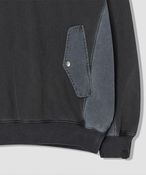 WANGGWAN Utility Washed Sweatshirt (Charcoal)