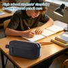 Double Layer Pencil Case - Large Capacity Multi-Compartment Pen Holder for School Supplies