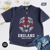 Tricou Leu Anglia, Tricou Fotbal Anglia, Tricou Fotbal Trei Lei, Cadou Fan Anglia Cupa Mondială 2026, Tricou Grafic Vintage Anglia
