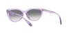 Sunglasses AX4130SU SHINY TRANSPARENT PURPLE GRADIENT BLUE Lens 56 [Armani Exchange] Frame/CLEAR