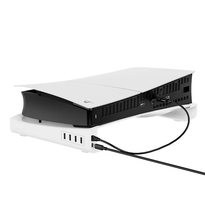 Console Horizontal Stand for P5 Slim Space Saving Display Holder Storage Bracket Stable Base with/without USB Hub Port