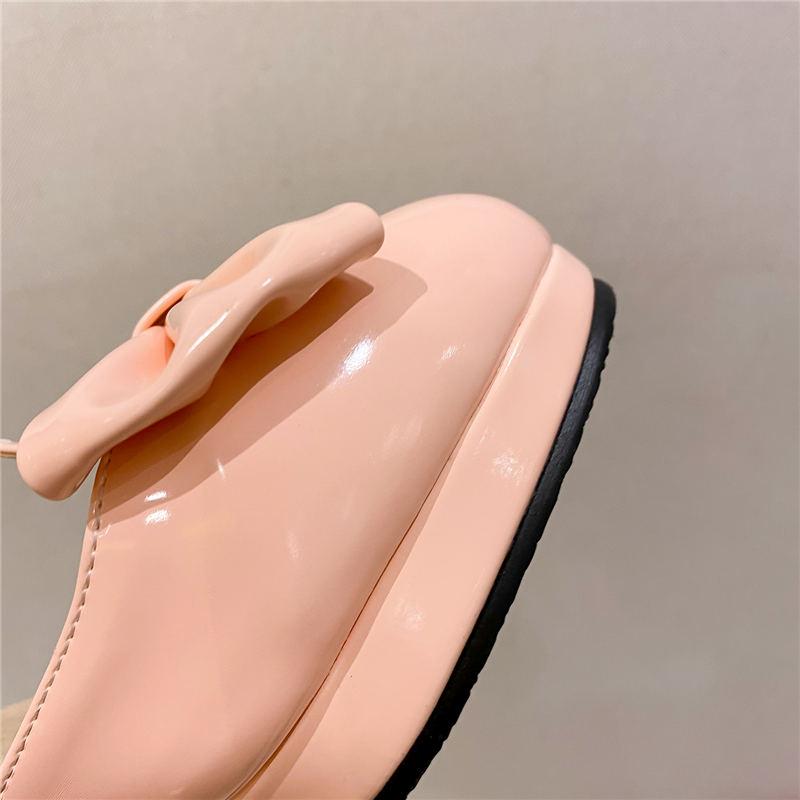Women's high heels, single shoes, sweet waterproof platform, thick heels, low cut shoes, plus size, versatile sandals