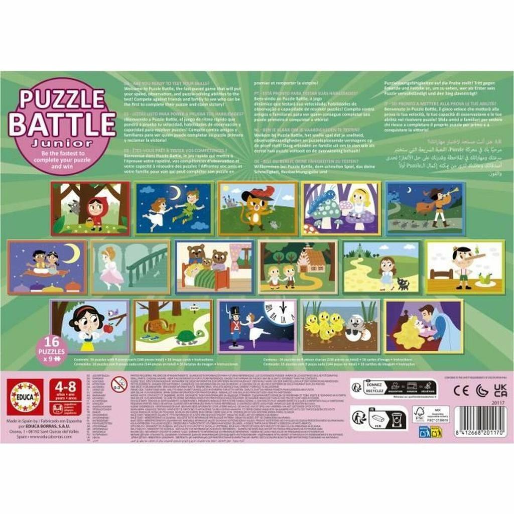 Puzzle Educa Battle Jr Contes 16 Pieces