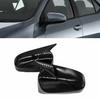 Car Decoration Door Mirror Cover For Toyota Camry Corolla Avensis Auris 2014 2015 2016 2017 2018 Carbon Fiber Glossy Black